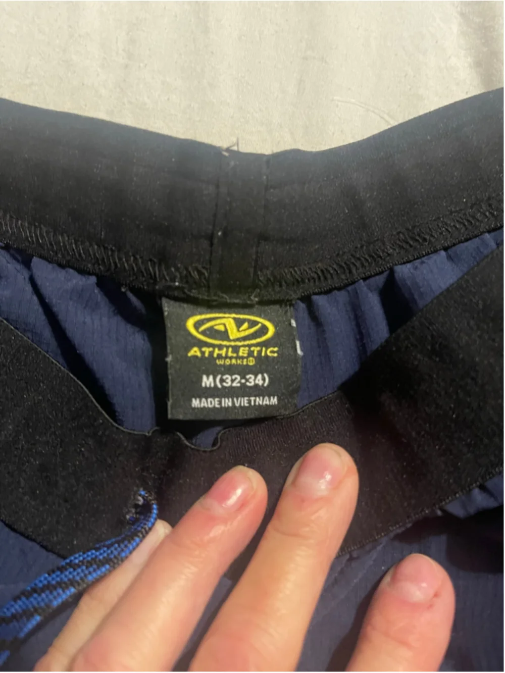 Men's Ocean Pacific Swim Trunks Size S Navy Blue Patterned